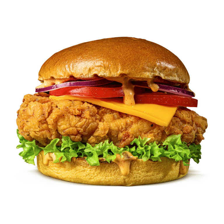 The Chicken Burger Classic - Succulent chicken breast, fried to perfection.