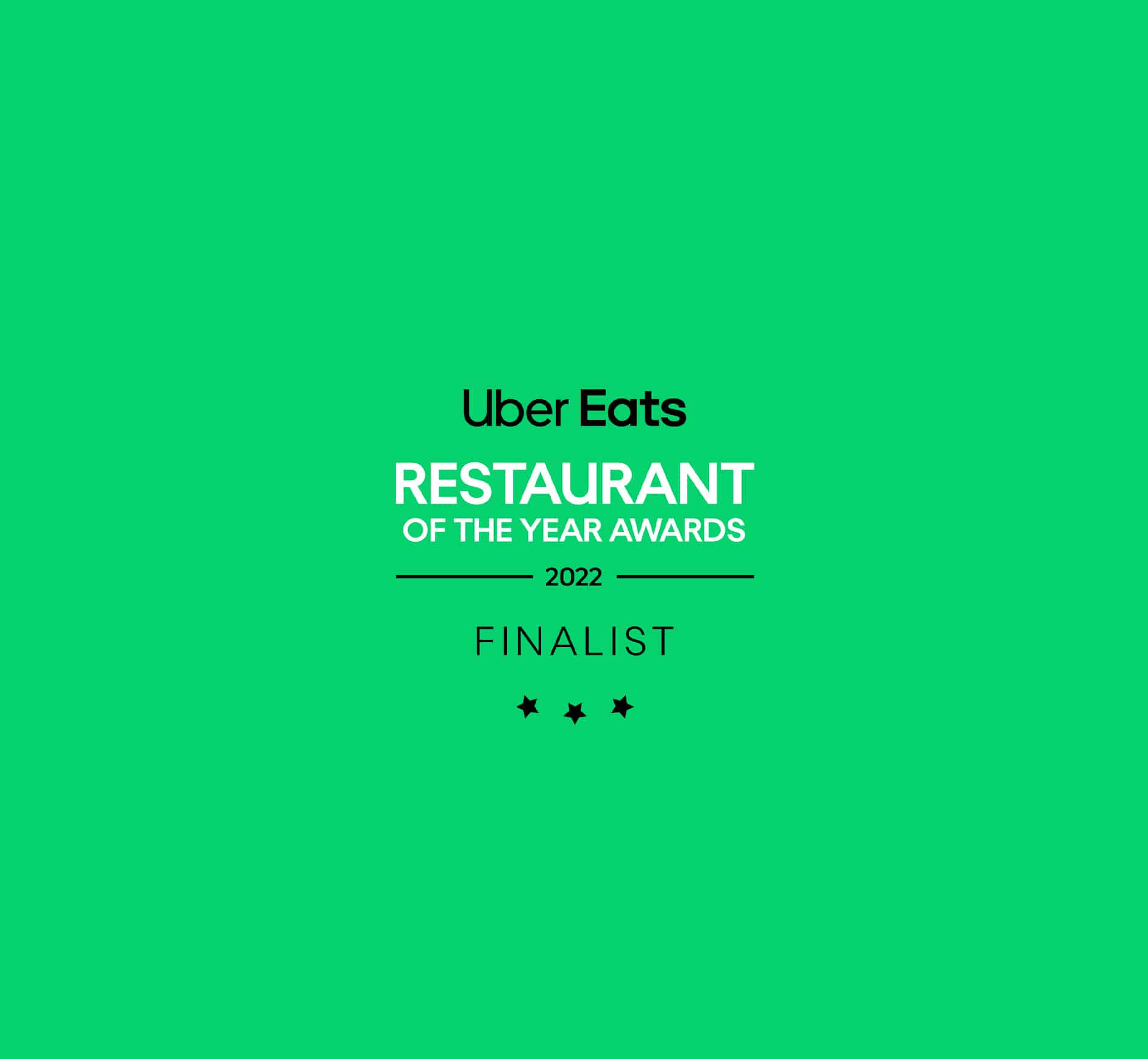 Uber Eats restaurant of the year 2022